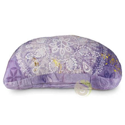 Coussin fuzen lavande