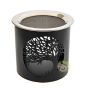 Accessoire arbre pour diffuser des plantes et herbes aromatiques noir poudré