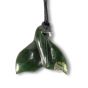 Pendentif queue de baleine wera jade vert Nouvelle-Zélande