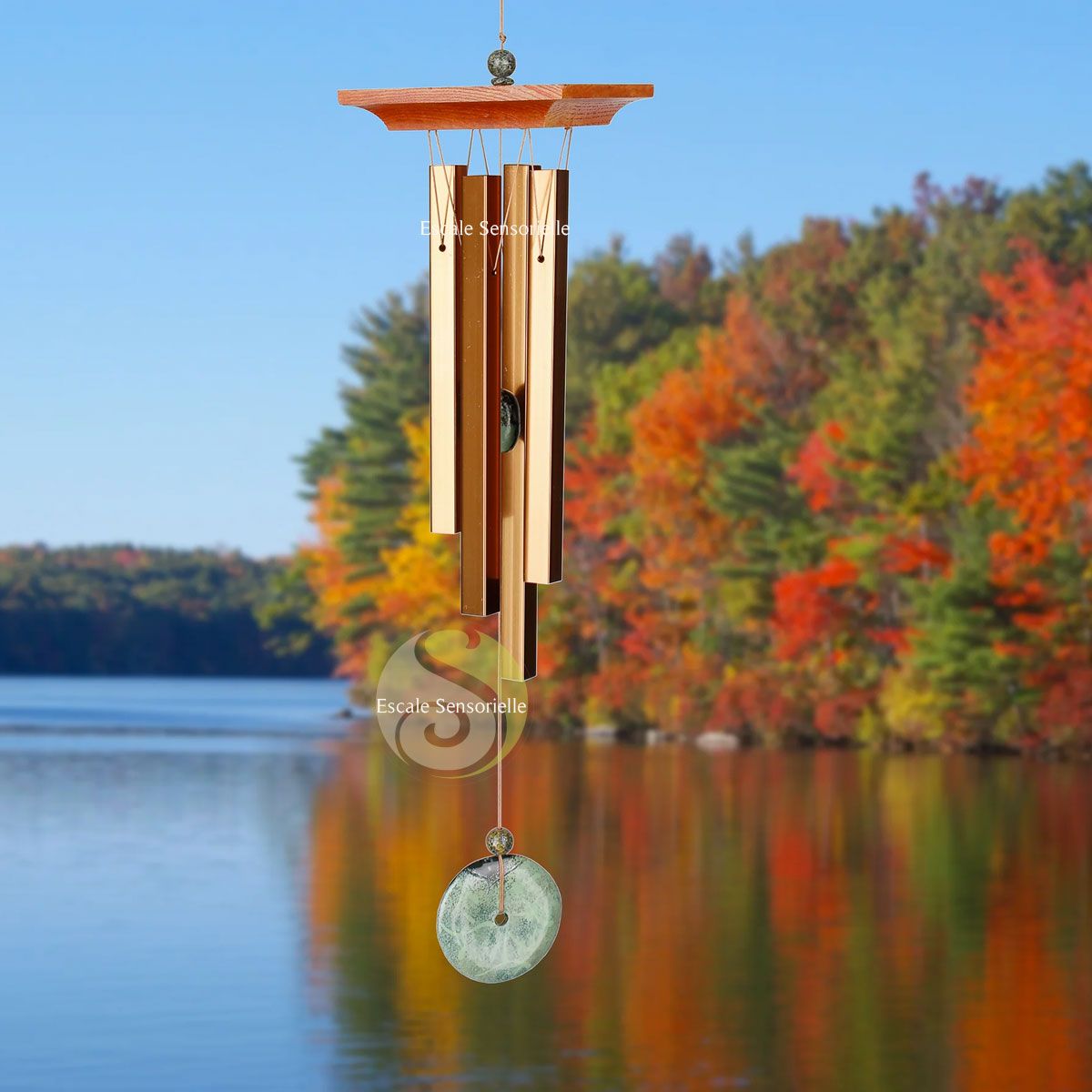 Carillon à vent Woodstock Chimes - Foret Cannelle - 51cm, Tierra Zen