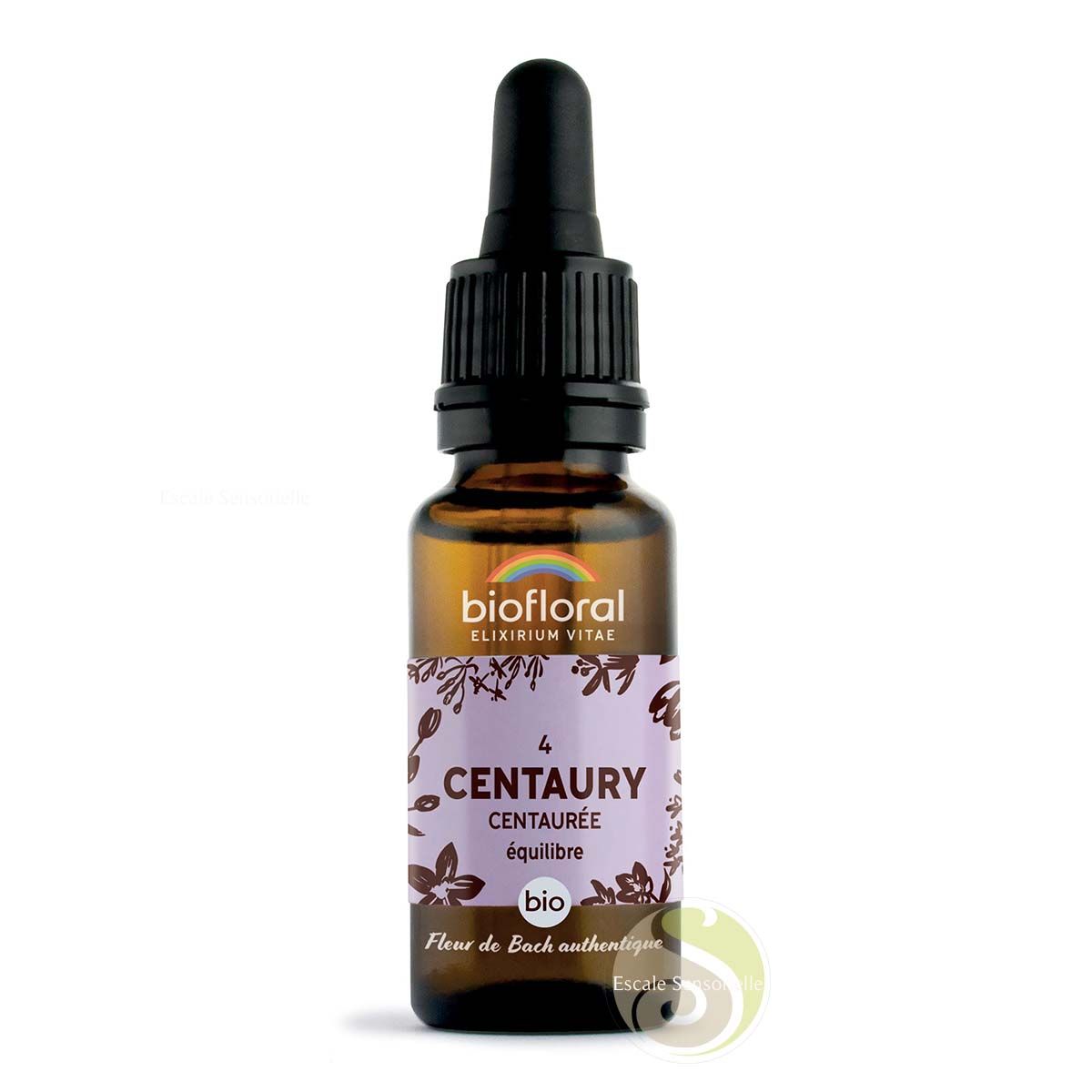 Centaurée centaury fleur de Bach N°4 force de caractère Biofloral