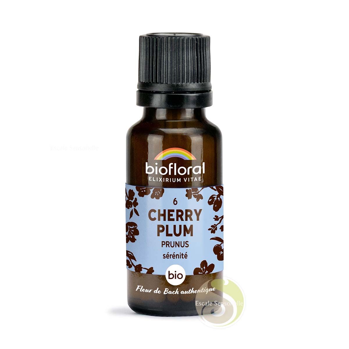 Prunus cherry plum fleur de bach N°6 sans alcool bio sérénité Biofloral