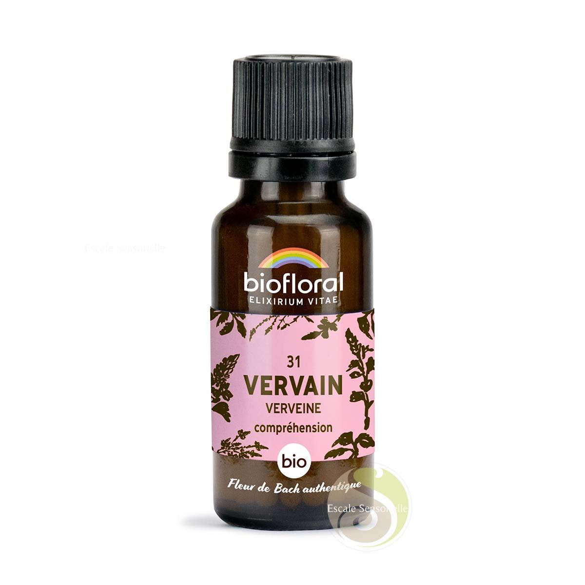 Verveine vervain fleur de Back N°31 sans alcool bio Calme, modération, respect des autres