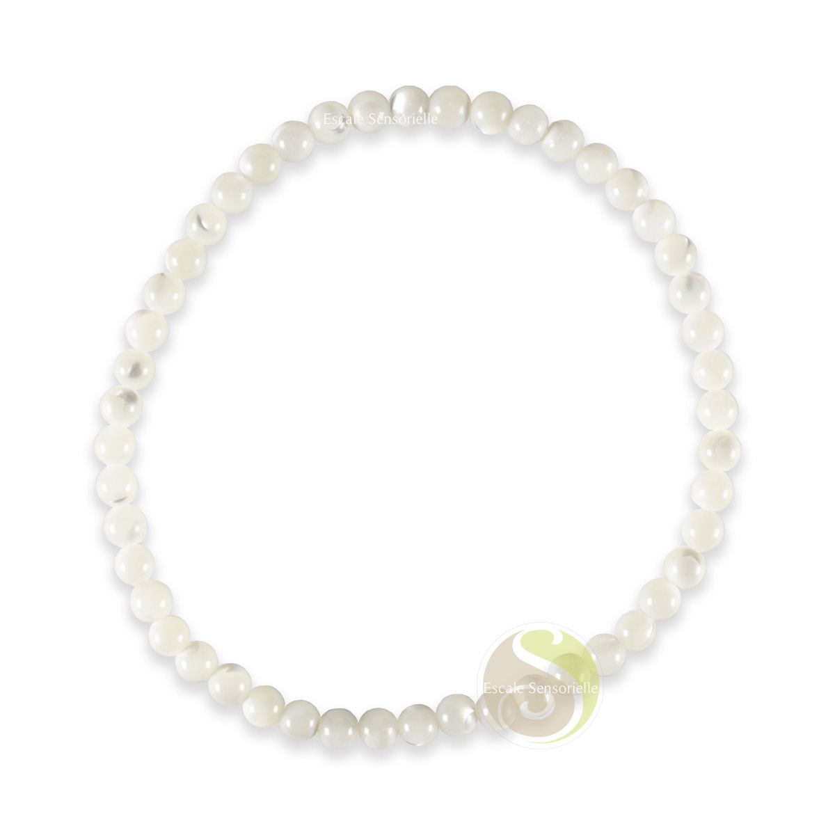 Bracelet enfant pierre minérale 4mm naturelle adaptable poignée - Escale  Sensorielle