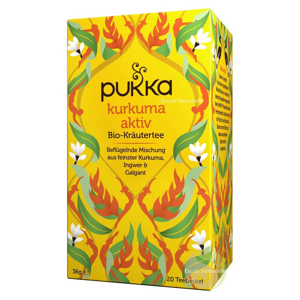 Curcuma tonique tisane bio booster ayurvédique Pukka herbs 