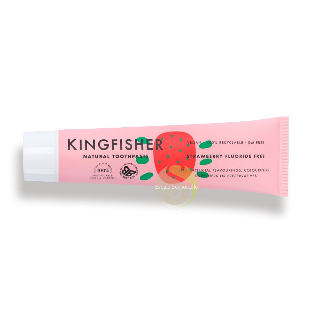 Dentifrice enfants sans fluor fraise kingfisher