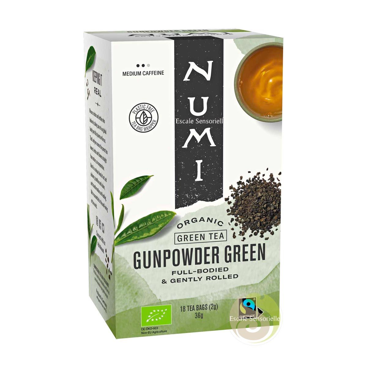 Gunpowder thé vert nature Bio fairtrade 