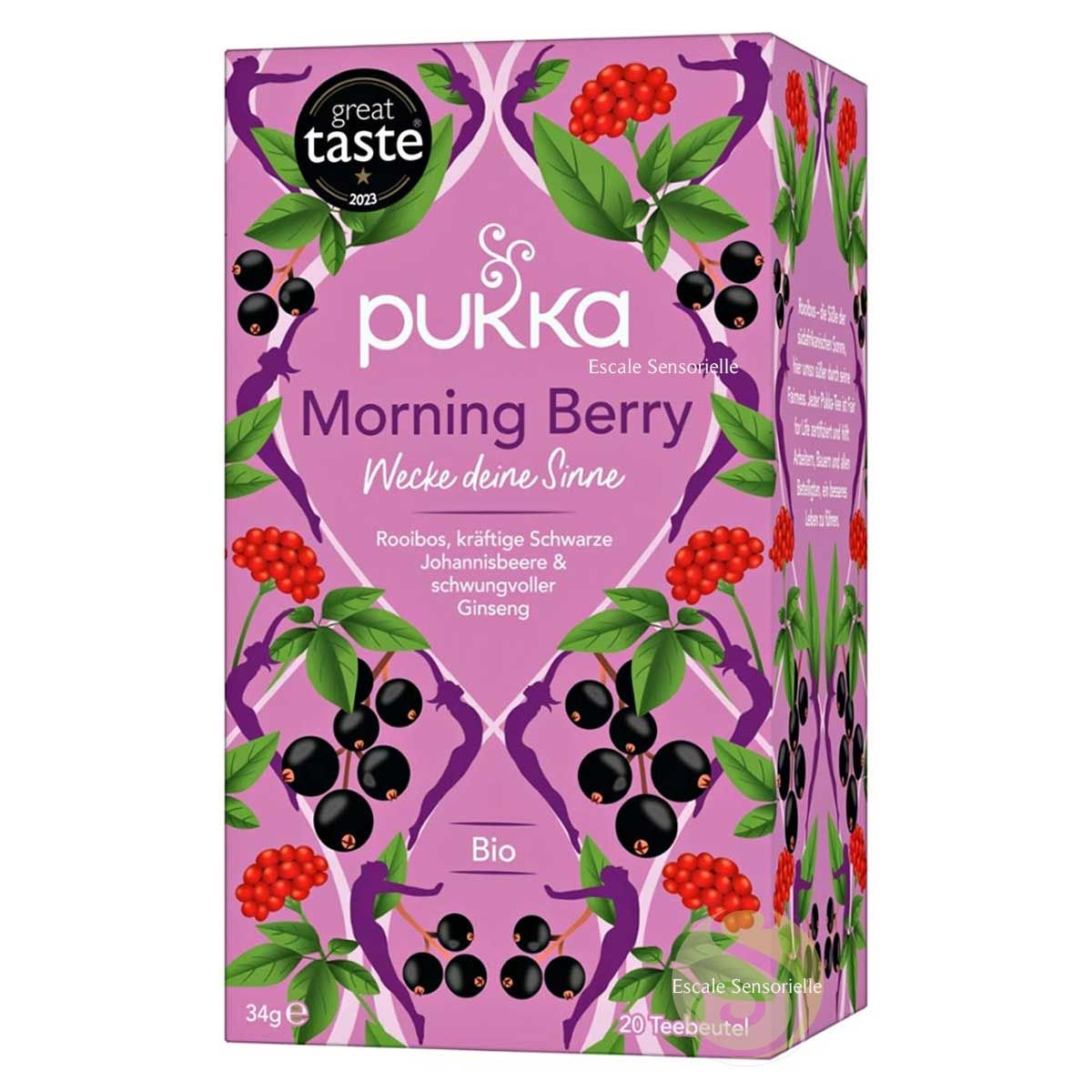 Morning berry tisane bio R00IB0S, cassis et ginseng