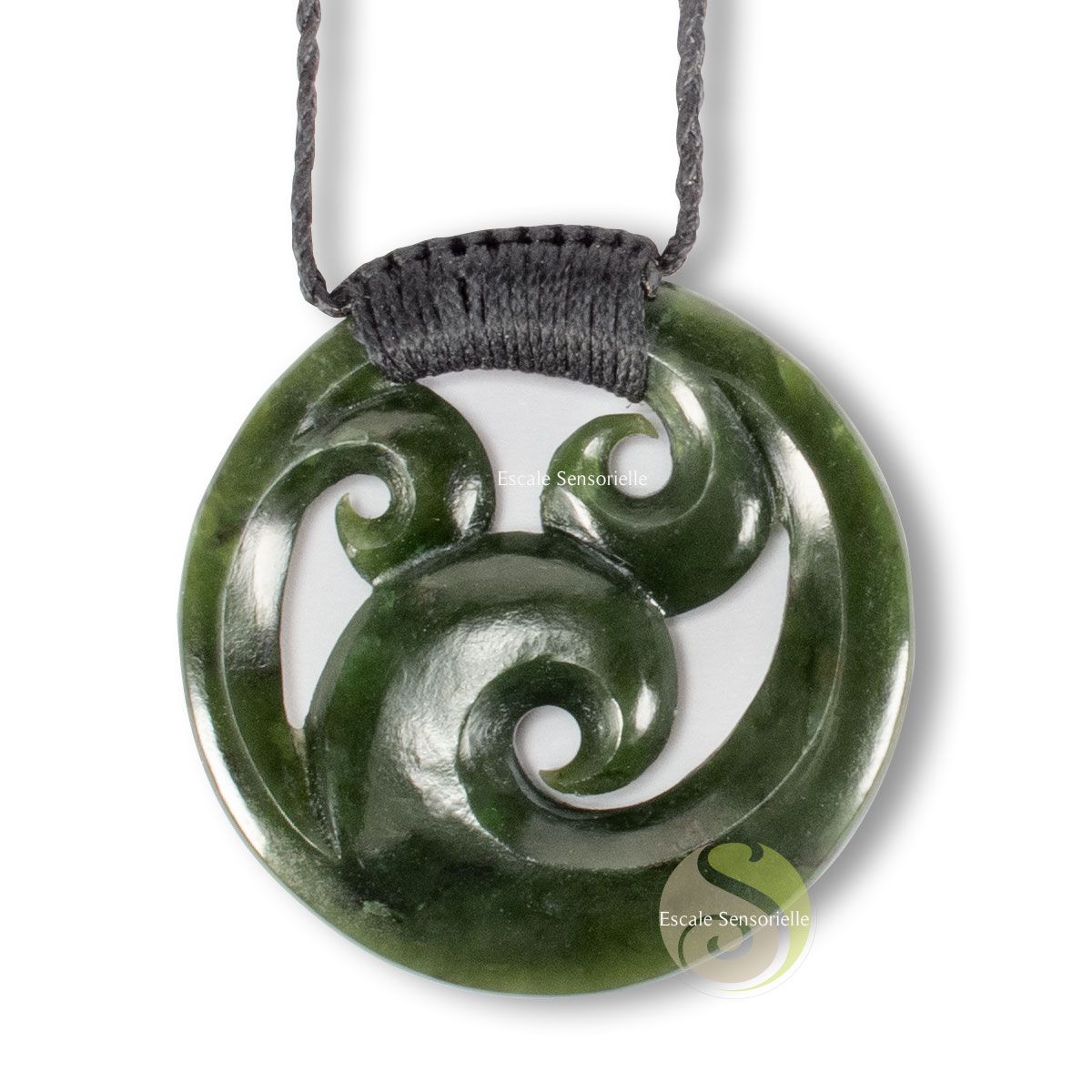 Koru triple Maori bijoux pendentif polynésien culture symbole