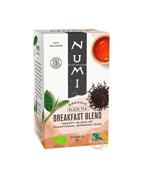 Thé noir petit déjeuner Breakfast blend Numi tea Bio