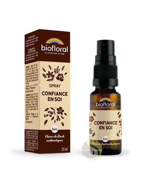 Confiance en soi complexe bio en spray avec alcool 20ml Biofloral