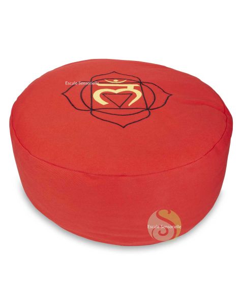 Coussin 1er chakra racine rouge 