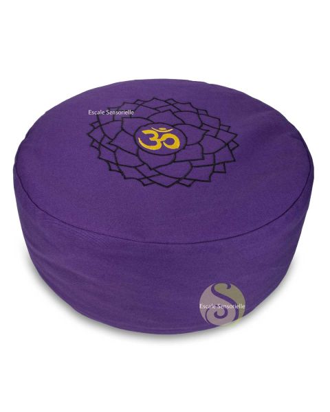 Coussin 7ème chakra couronne pourpre