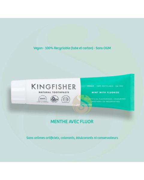 Dentifrice menthe avec fluor