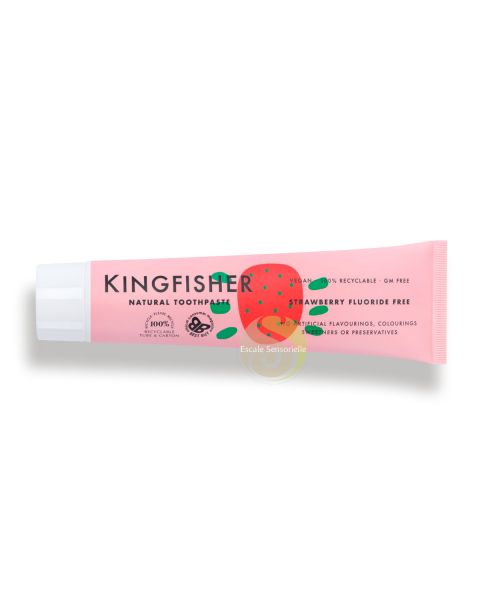 Dentifrice enfants sans fluor fraise kingfisher