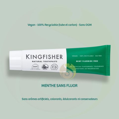 Dentifrice menthe sans fluor