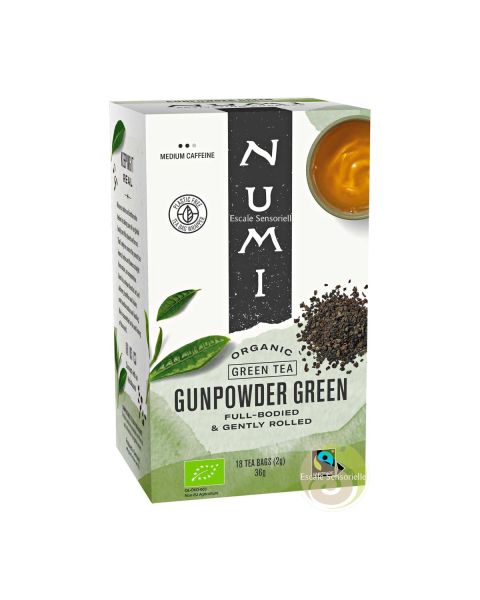 Gunpowder thé vert Bio Numi tea fairtrade 