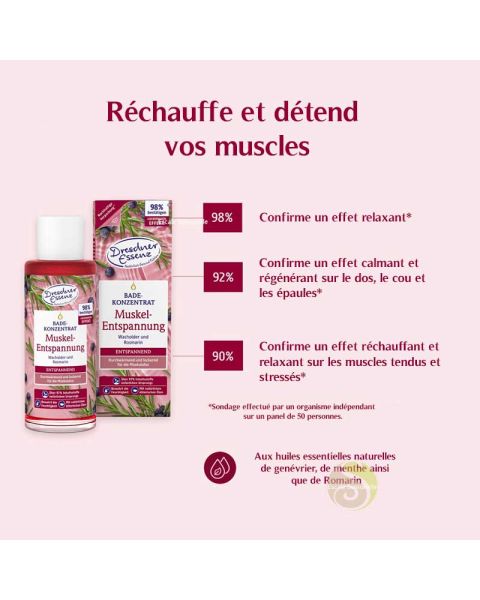 Huile de bain relaxation musculaire