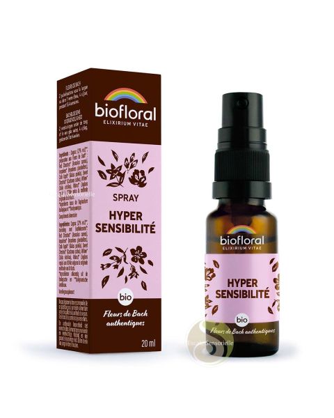 Hypersensibilité complexe de Bach Bio en spray avec alcool Biofloral