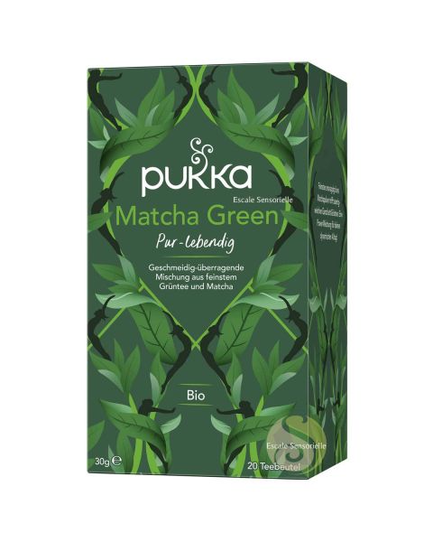 Pukka herbs supreme matcha green thé vert Bio