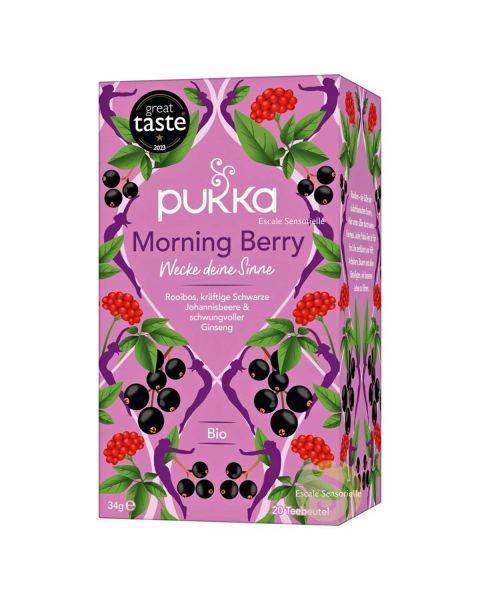 Morning berry tisane bio R00IB0S, cassis et ginseng