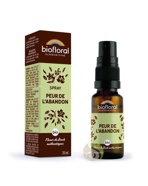 Peur de l'abandon complexe bio en  spray avec alcool 20ml Biofloral