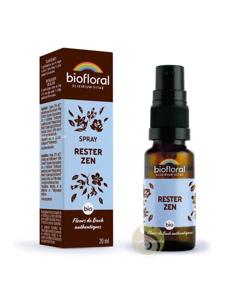 Rester zen complexe bio en spray avec alcool 20ml Biofloral