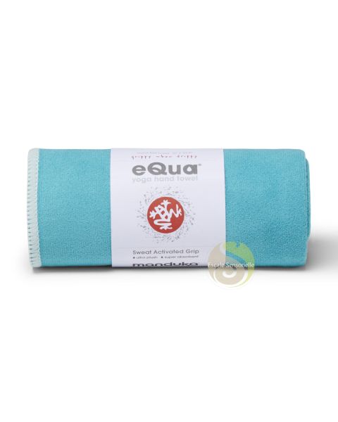 Mini dot black Manduka serviette mains et visage eQua absorbante douce