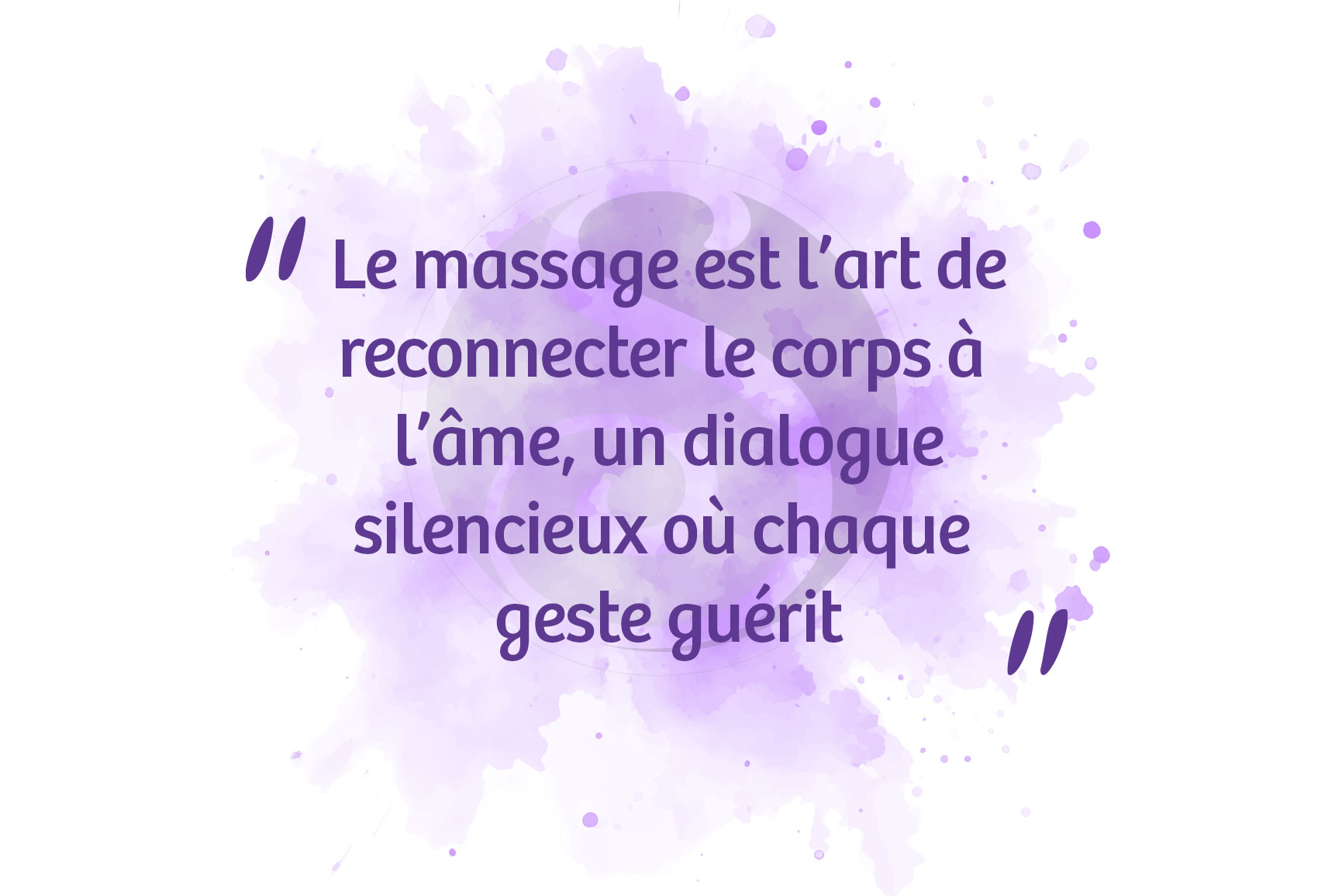 Citation massage bien-être